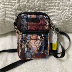 Tahari Women’s Crossbody Bag Purse Kylie Abstract Snake Print Multi NWT